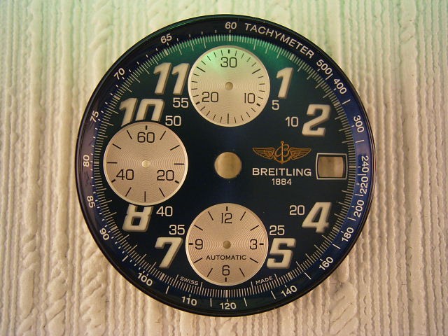 Montre Breitling Navitimer 1 B01 chronograph cadran bleu bracelet croco  bleu 46 mm