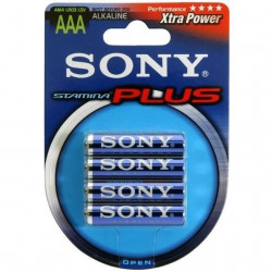 Piles Alkaline Sony AA