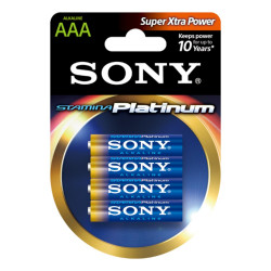 Piles Alkaline Sony AAA